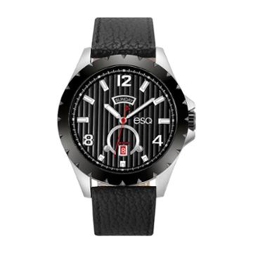 Esq Mens Black Strap Watch-37esq007301a