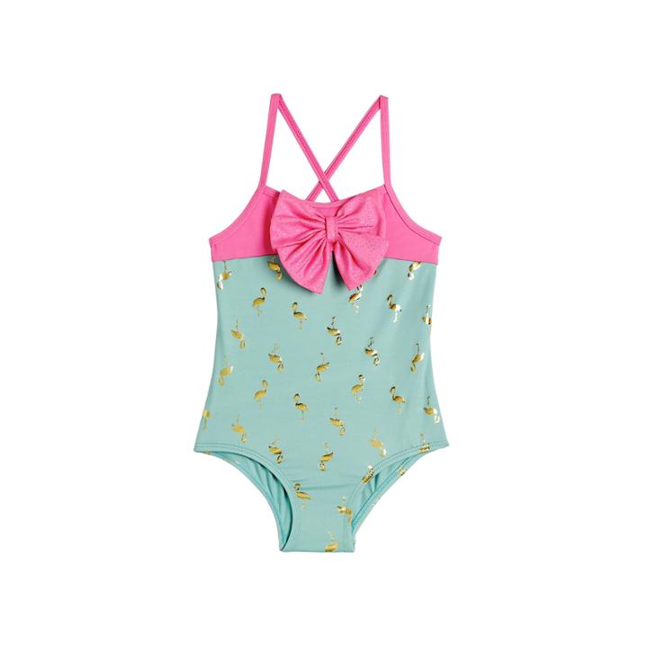Wippete Solid One Piece Swimsuit