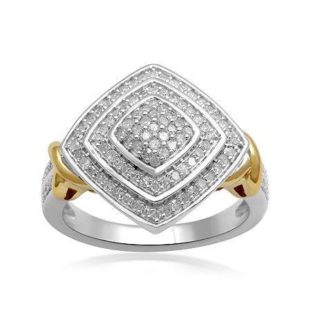 1/2 Ctw Diamond Two-tone Ring