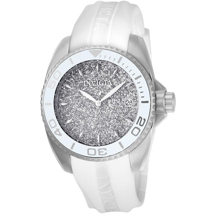 Invicta Angel Womens White Strap Watch-22702