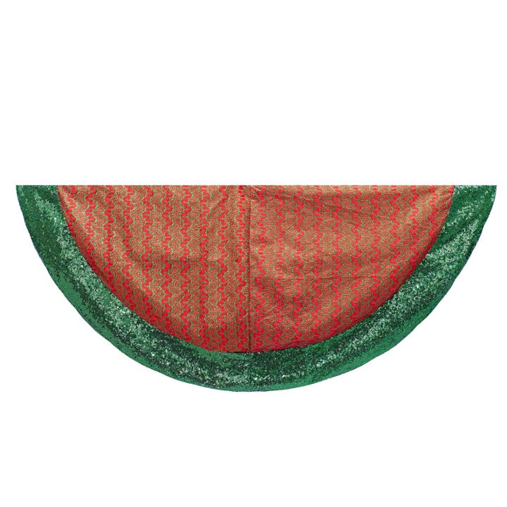 Kurt Adler 48 Red And Green Treeskirt