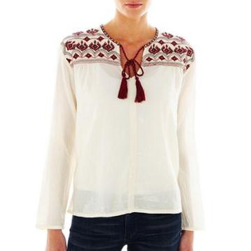 Mng By Mango Embroidered Blouse