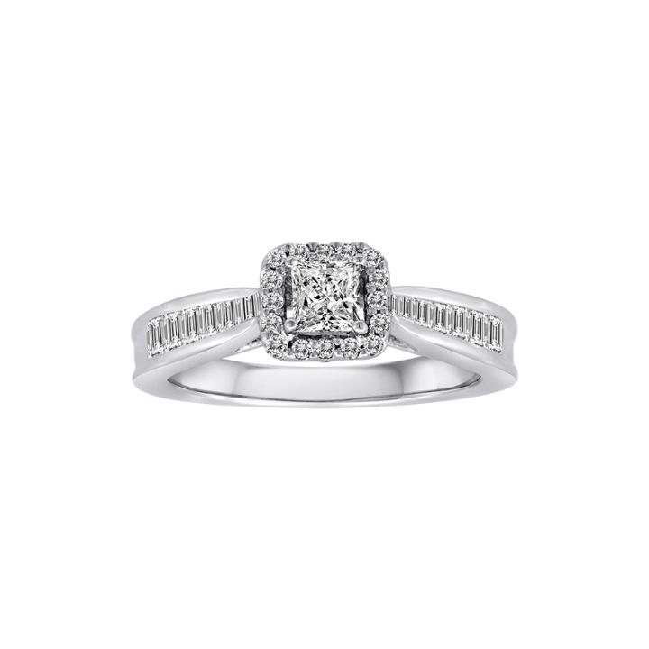 3/4 Ct. T.w. Certified Diamond 14k White Gold Bridal Ring