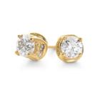 2 Ct. T.w. Diamond Swirl Studs 14k Gold