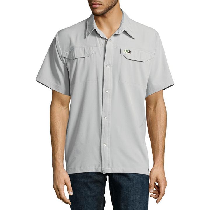 Mossy Oak Short Sleeve Button-front Shirt