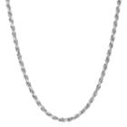 Made In Italy Sterling Silver 19 Inch Chain Necklace