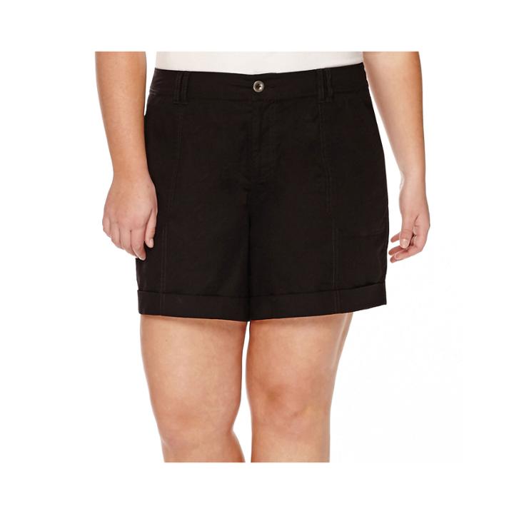 A.n.a Roll-cuff Cargo Shorts - Plus
