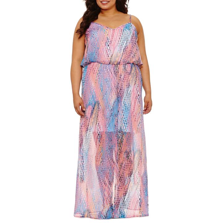 Spense Sleeveless Maxi Dress-plus