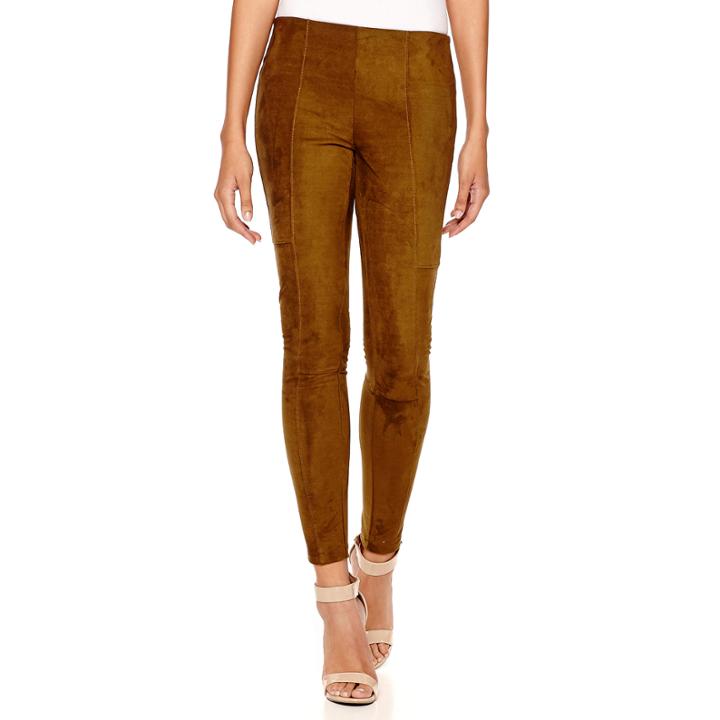 Worthington Faux-suede Leggings