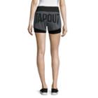 Tapout Warrior Woven Knit Mix Graphic Shorts