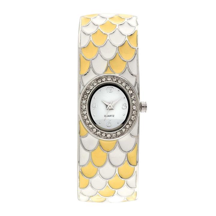 Womens Multicolor Bangle Watch-jcp1219