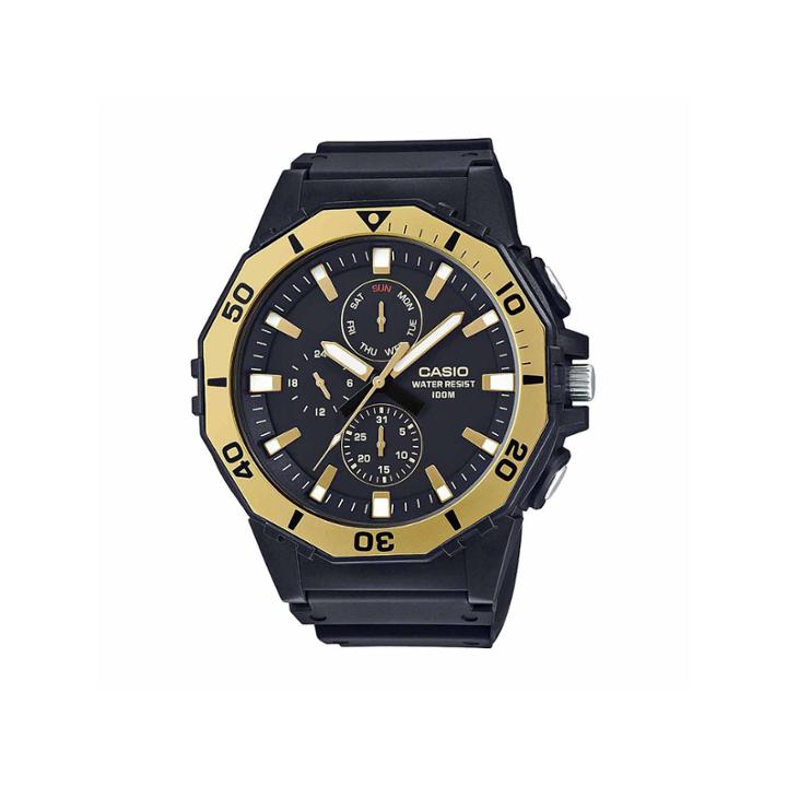 Casio Mens Black Strap Watch-mrw400h-9a