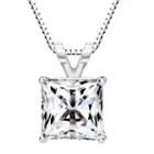 14k Gold Pendant Necklace Featuring Swarovski Zirconia