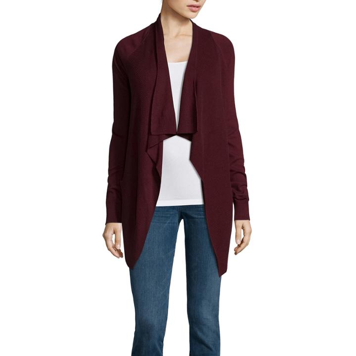 A.n.a Long-sleeve Basic Flyaway Cardigan - Tall