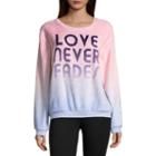 Love Never Fades Fuzzy Sweatshirt - Junior