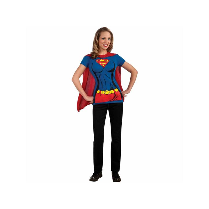 Supergirl T-shirt Adult Costume Kit