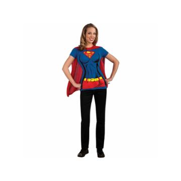 Supergirl T-shirt Adult Costume Kit