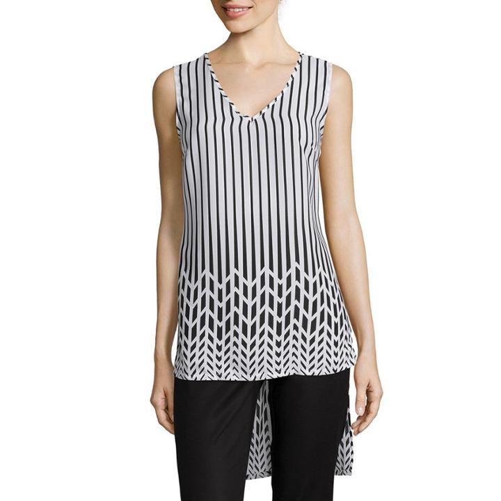 Worthington Sleeveless High-low Blouse