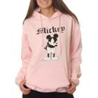 Mickey Mouse Juniors' Angry Classic Character Pose Pullover Graphic Hoodie