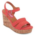 Pop Perth Braided Platform Ankle-strap Wedges