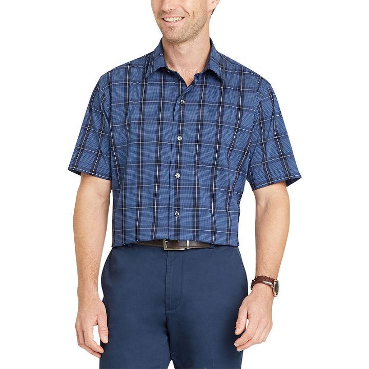 Van Heusen Flex Short Sleeve Button-front Shirt