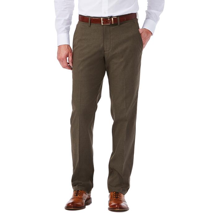 Haggar Rover Active Fit Flat Front Pants