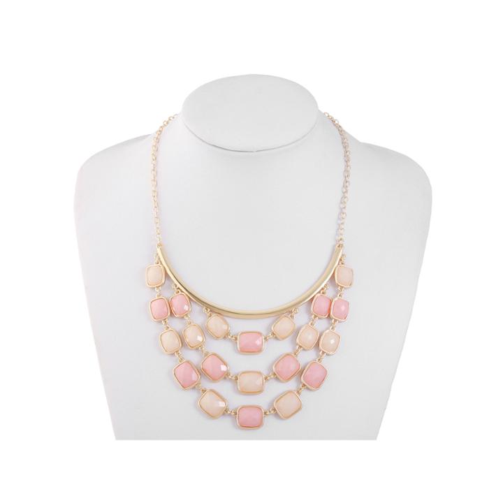 Liz Claiborne Pink Statement Necklace