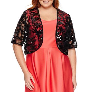 Studio 1 Sequin Shrug-plus