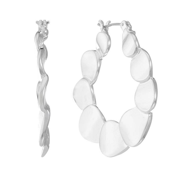 Gloria Vanderbilt 33.7mm Hoop Earrings