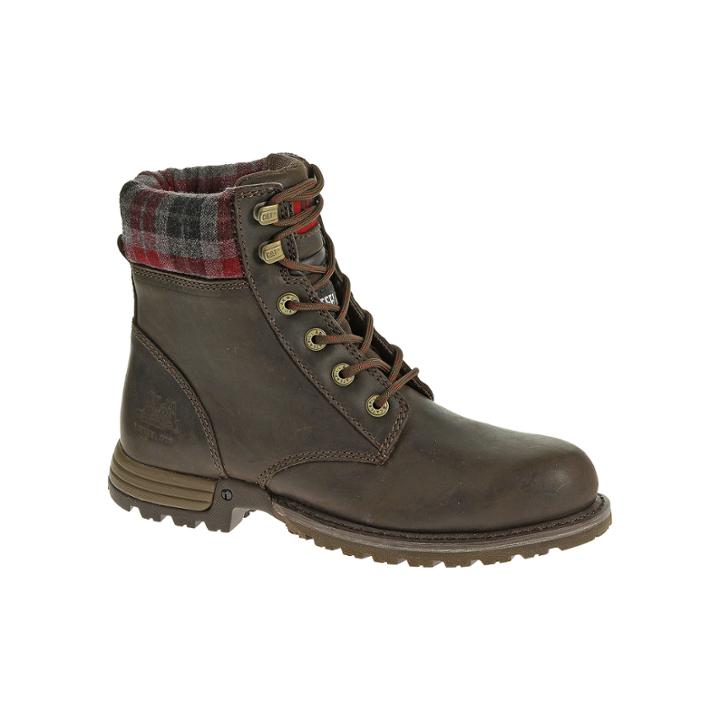 Cat Kenzie Womens Leather Work Boots
