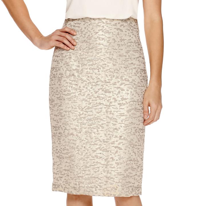 Worthington Jacquard Pencil Skirt