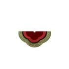 Kurt Adler 54 Gold, Green, And Red Scalloped Embroidered Tree Skirt