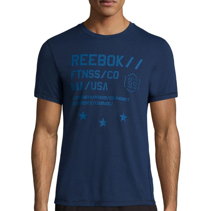 Reebok Workout Ready Short-sleeve Supremium Graphic Tee