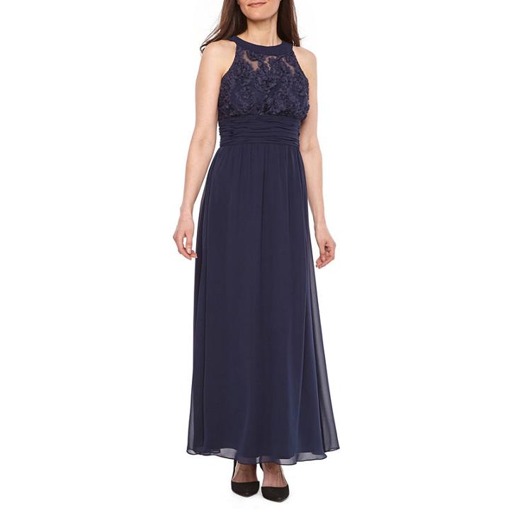 Scarlett Sleeveless Floral Maxi Dress-petites