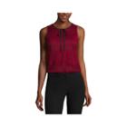 Worthington Sleeveless Scallop Lace Tie-neck Top - Tall