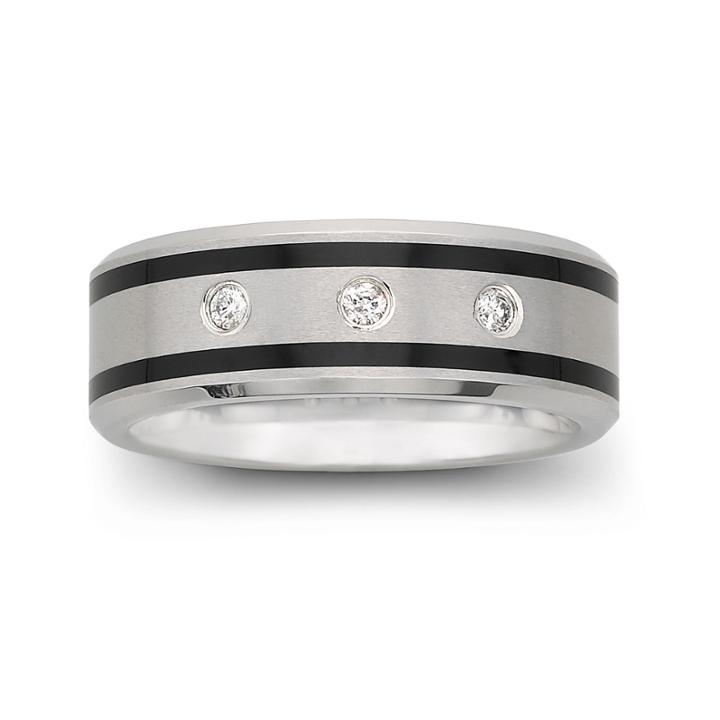 Mens Diamond Band, 1/10 Ct. T.w.