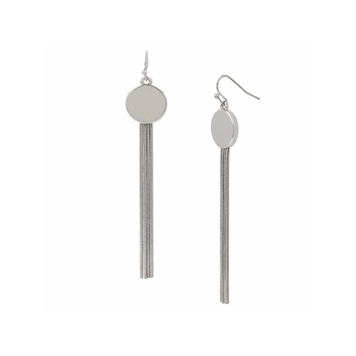Boutique + Silver Tassel Earrings