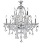 Provence Collection 12 2-tier Light Chrome Finishand Clear Crystal Chandelier