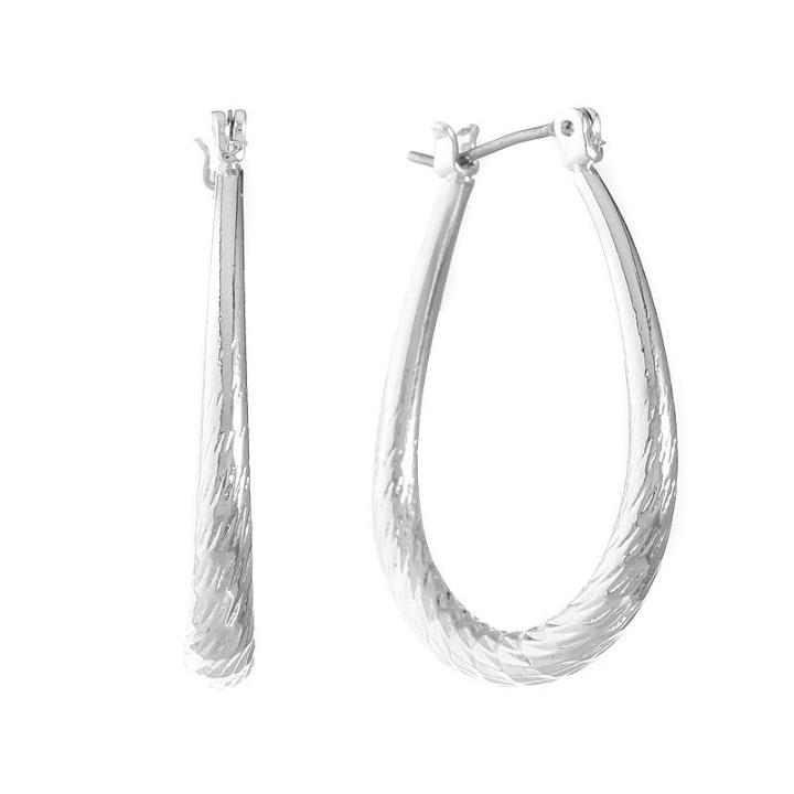 Gloria Vanderbilt 30.3mm Hoop Earrings