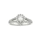 1 Ct. T.w. Certified Diamond 14k White-gold Engagement Ring