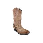 Smoky Mountain Women's Avalon 10 Bomber Leather Slouch With Harness Cowboy Boot
