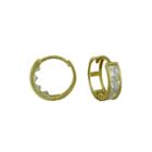 Petite Lux&trade; Cubic Zirconia Huggie Hoop Earrings