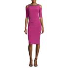 Scarlett Elbow Sleeve Sheath Dress - Tall