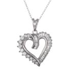 Sparkle Allure&trade; Cubic Zirconia Heart Pendant