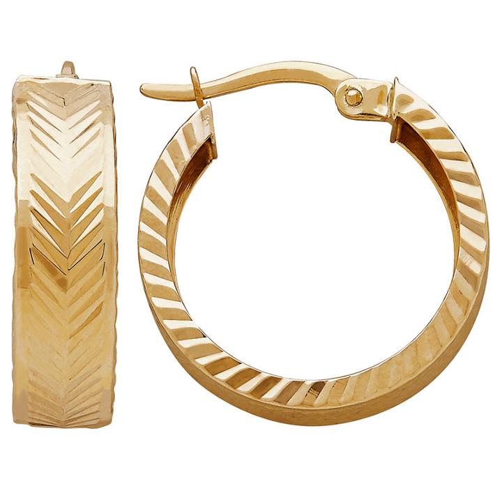 Limited Quantities! 14k Gold 19.7mm Hoop Earrings