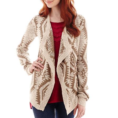 Arizona Long-sleeve Aztec Print Cardigan