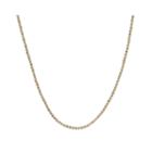 Made In Italy 14k Yellow Gold 20 Criss-cross Chain Necklace