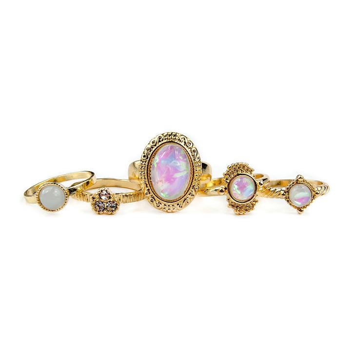 Arizona Womens Clear Stackable Ring