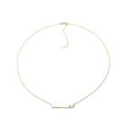 Silver Treasures Womens Gold Over Silver Pendant Necklace