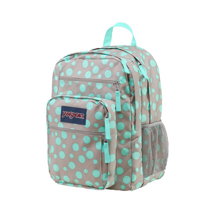 Jansport Big Student Grey Rabbit Sylvia Dot Backpack